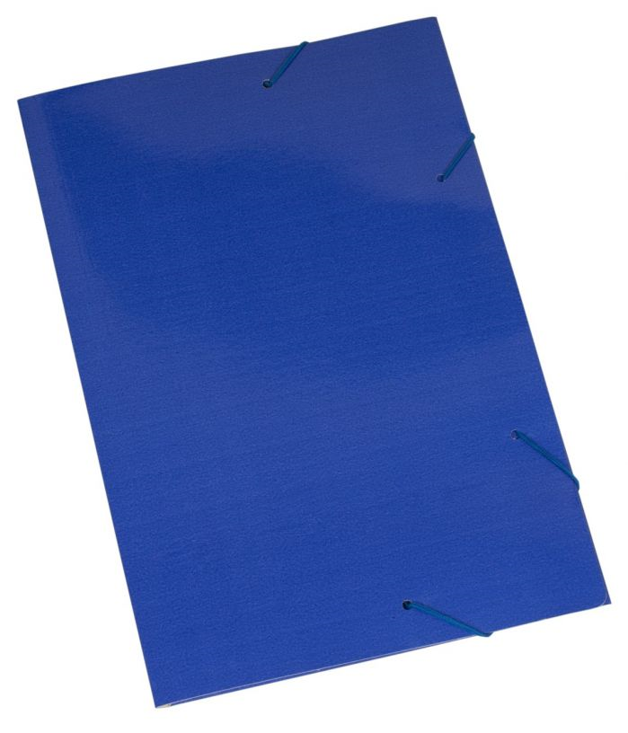 Santa Rosa Paper | Pasta de Papelão c/ Elástico - Polycart-Azul